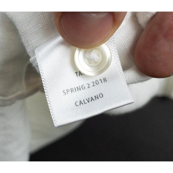 UNTUCKit Linen Shirt Men's Large Solid White Casual Summer Short Sleeve Calvano - Picture 9 of 13